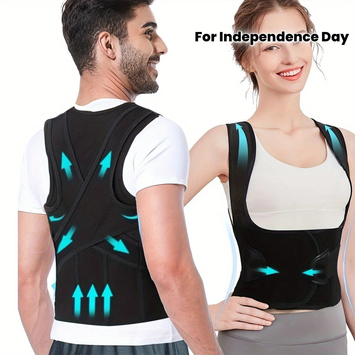 Posture Corrector Adjustable Straps Breathable Neoprene