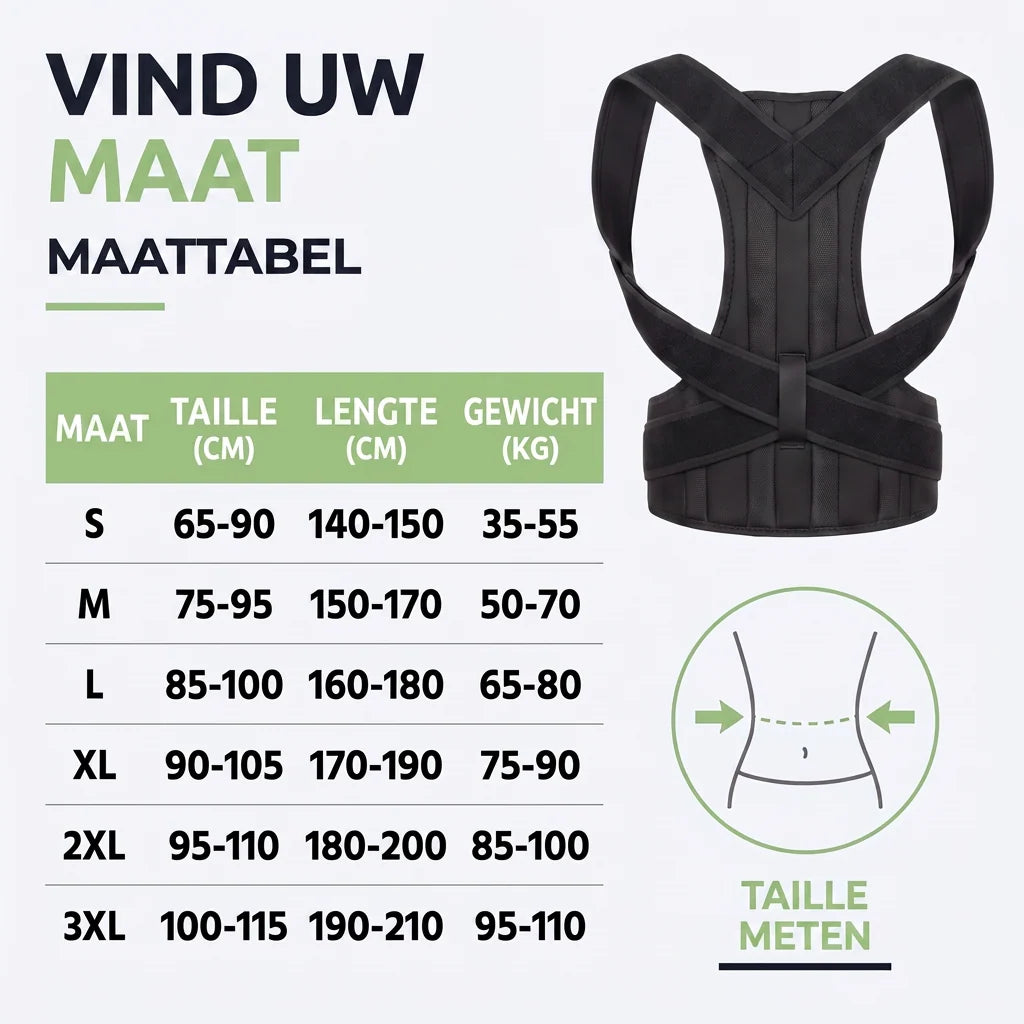 Posture Corrector Brace Adjustable Breathable Mesh 3-Zone Back Support