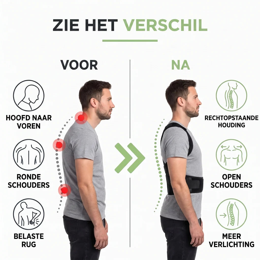 Posture Corrector Brace Adjustable Breathable Mesh Back Support