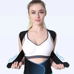 Posture Corrector Brace Adjustable Elastic Straps Discreet Under Clothing