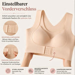 Posture Support Bra X-Back Front Closure Wide Straps