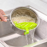 Pot Strainer Clip-On Pasta & Produce Drain Filter