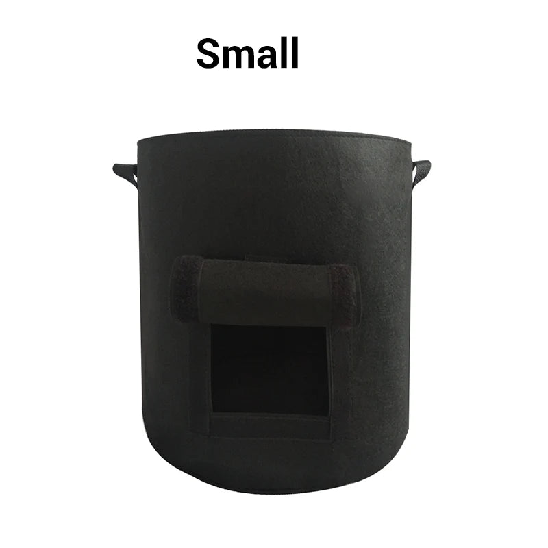 Potato Planting Bag Harvest Window Breathable Fleece