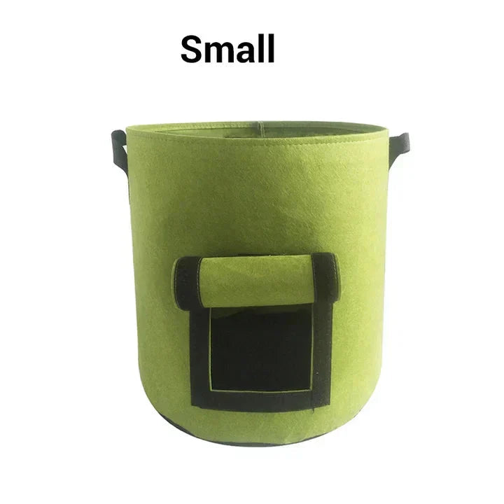 Potato Planting Bag Harvest Window Breathable Fleece