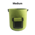 Potato Planting Bag Harvest Window Breathable Fleece
