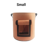 Potato Planting Bag Harvest Window Breathable Fleece