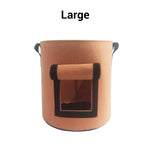 Potato Planting Bag Harvest Window Breathable Fleece