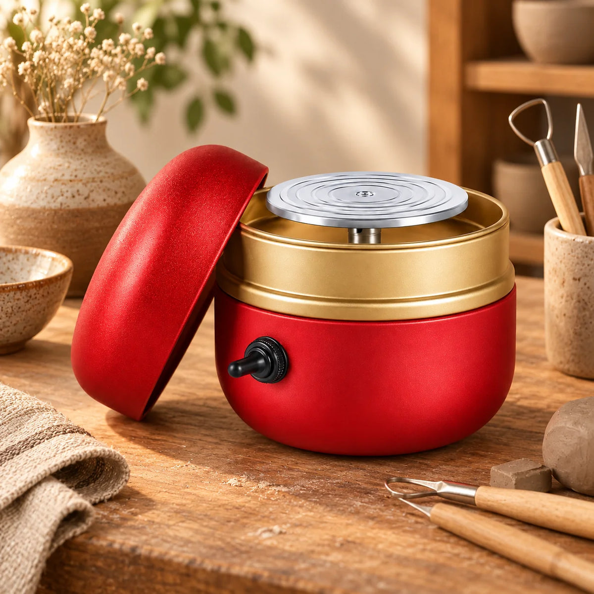 Pottery Wheel Compact Electric Portable
