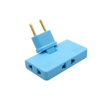 Power Adapter Foldable Compact Three Outlets