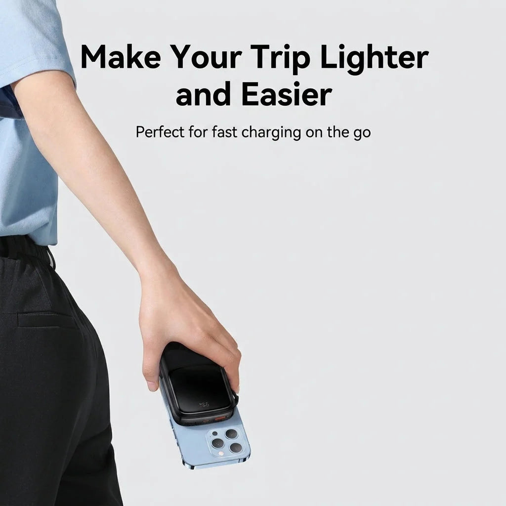 Power Bank 20W Fast Charging Foldable Design
