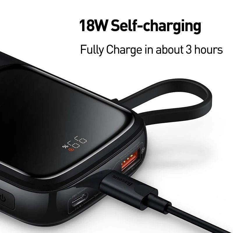 Power Bank 20W Fast Charging Foldable Design