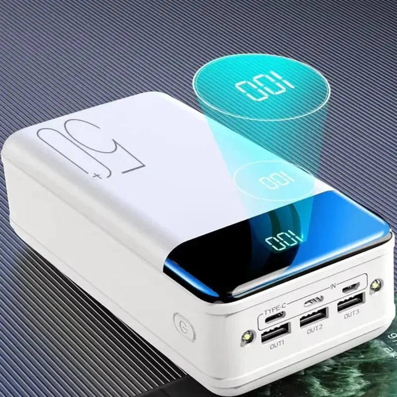 Power Bank 50,000mAh Multi-Port Fast Charging