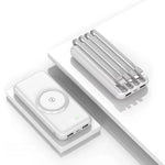 Power Bank Built-In Cables Wireless Charging 20,000 mAh
