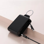 Power Bank Keychain Design 2000mAh Built-In Cable