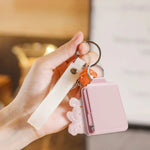 Power Bank Keychain Design 2000mAh Built-In Cable