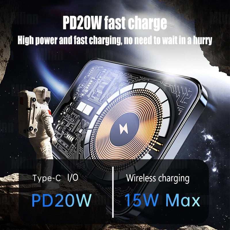 Power Bank Magnetic Wireless Charging 5000mAh