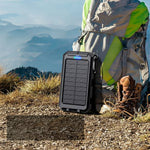 Power Bank Solar Charging LED Flashlight 10000mAh