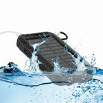 Power Bank Solar Charging LED Flashlight 10000mAh