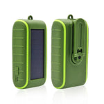 Power Bank Solar & Crank Built-In Flashlight