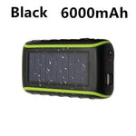 Power Bank Solar & Crank Built-In Flashlight