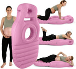 Pregnancy Pillow Belly Cutout Dual Adjustable Air Chambers