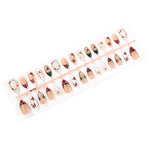 Press-On Nail Set Festive Artisan Designs Chip-Resistant Comfortable Fit