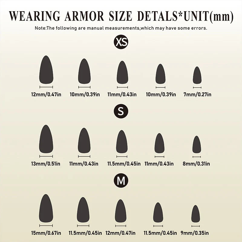 Press-On Nail Set Festive Christmas Designs Damage-Free