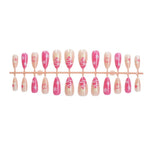 Press-On Nail Set Festive Holiday Designs Reusable Easy Application
