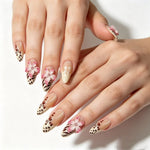 Press-On Nail Set Holiday Designs No-Glue & Lightweight