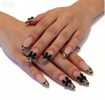 Press-On Nail Set Holiday Designs No-Glue & Lightweight