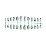Press-On Nail Set Holiday Designs Peel And Stick