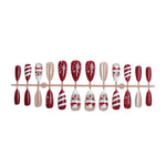 Press-On Nail Set Holiday Designs Reusable Salon-Quality