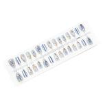Press-On Nail Set Winter Designs Easy Application