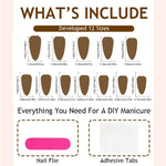 Press-On Nails 3D Embellished Self-Adhesive