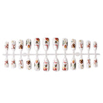 Press-On Nails Christmas Designs Peel-And-Stick & Reusable