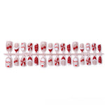 Press-On Nails Christmas Designs Self-Adhesive & Multiple Sizes