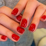 Press-On Nails Festive Designs Buffing Strips & Gel Polish