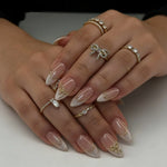 Press-On Nails Festive Designs Buffing Strips & Gel Polish
