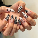Press-On Nails Festive Designs Buffing Strips & Gel Polish