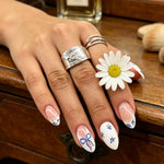 Press-On Nails Festive Designs Buffing Strips & Gel Polish