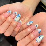 Press-On Nails Festive Designs Gel Polish & Buffing Strips