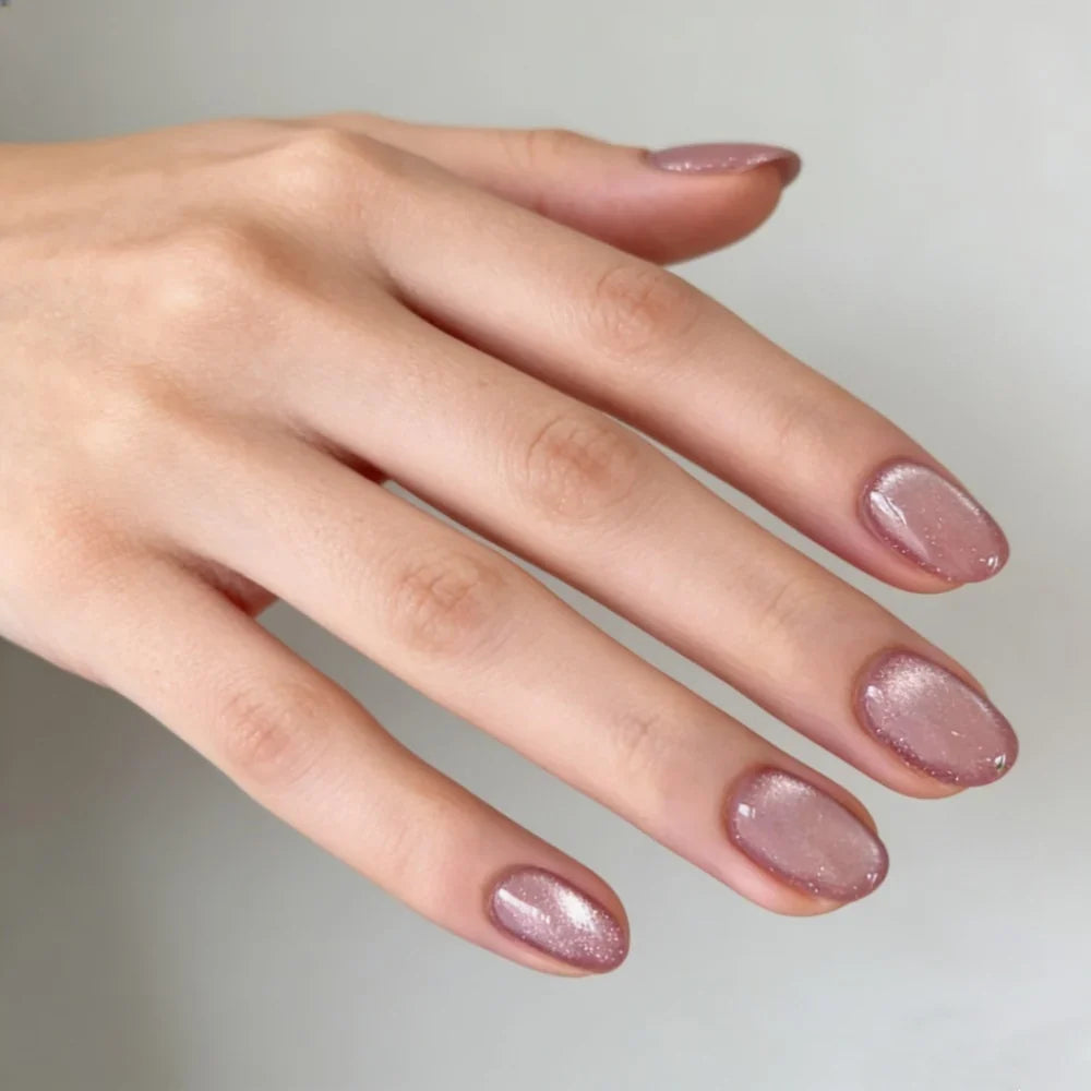 Press-On Nails Festive Designs Gel Polish & Buffing Strips