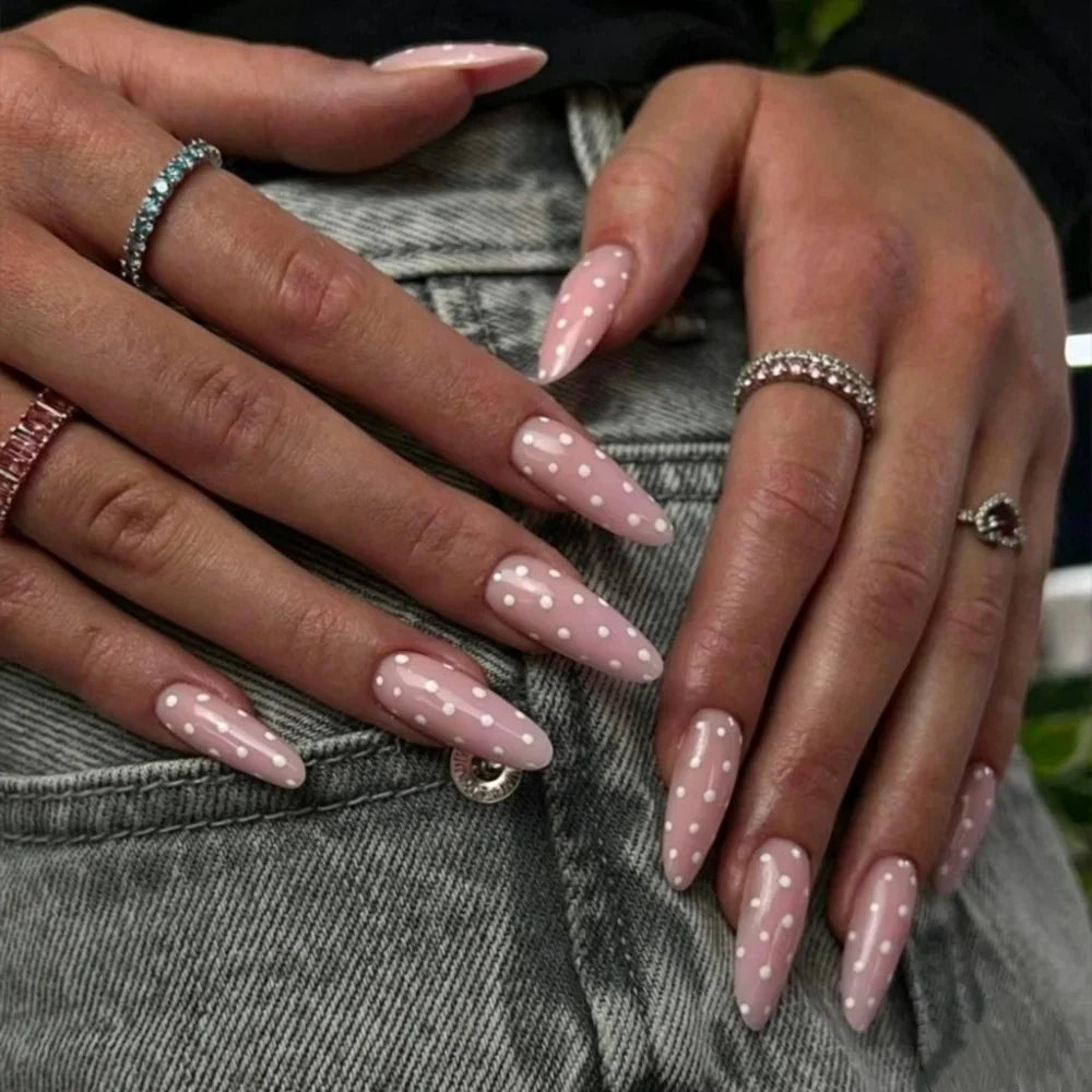Press-On Nails Festive Designs Gel Polish & Buffing Strips