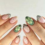 Press-On Nails Festive Designs Gel Polish & Buffing Strips