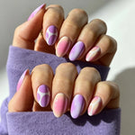 Press-On Nails Festive Designs Gel Polish & Buffing Strips