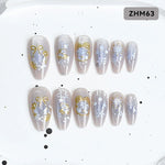 Press-On Nails Festive Holiday Designs Flexible Fit & Long-Lasting