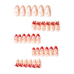Press-On Nails Festive Snowflake & Bow Peel-And-Press