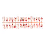 Press-On Nails Festive Snowflake & Bow Peel-And-Press