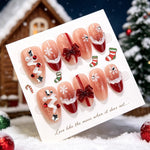 Press-On Nails Holiday Designs & Adhesive Tabs