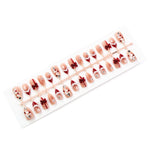 Press-On Nails Holiday Designs & Adhesive Tabs
